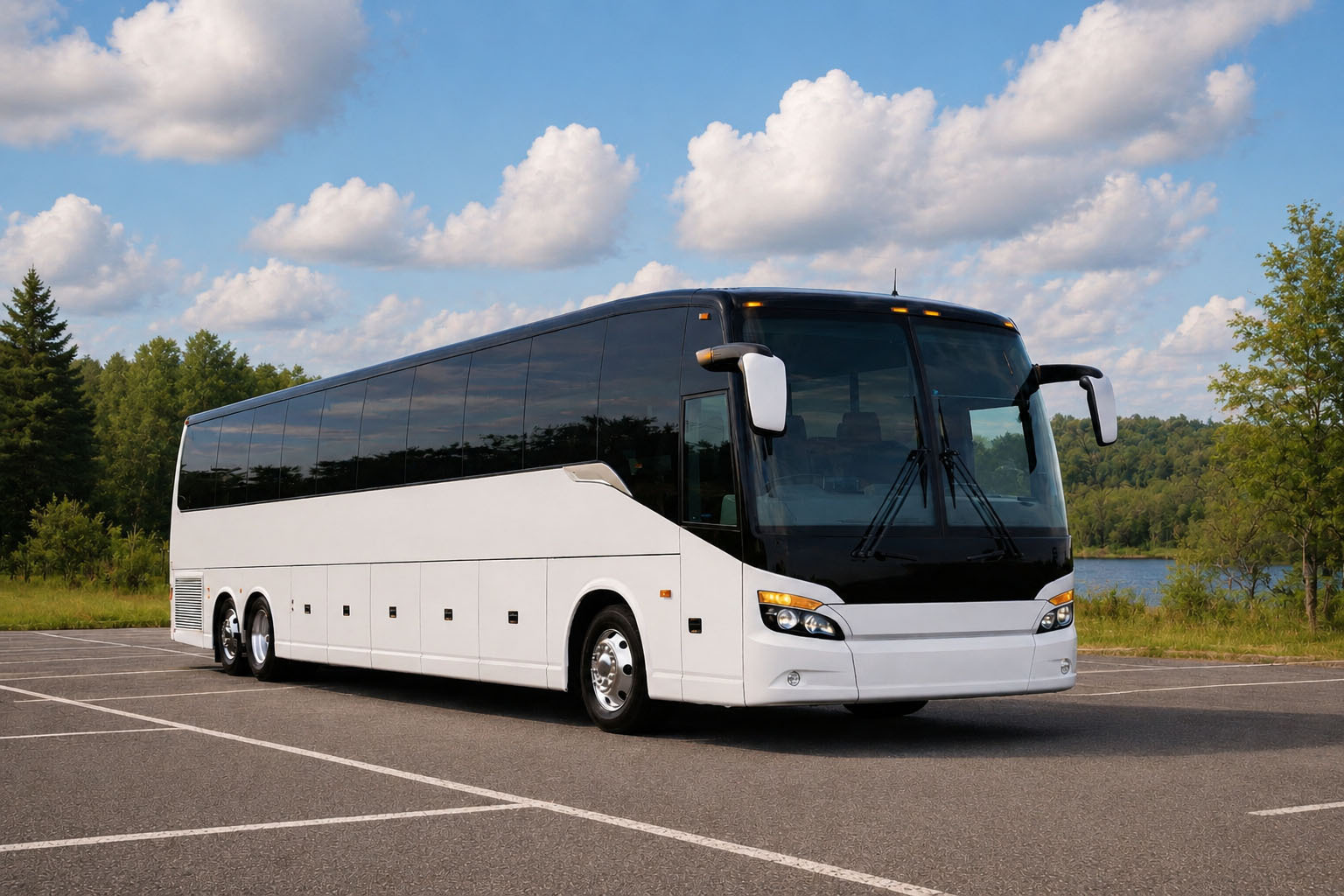 Greenville South Carolina Charter Bus Company fleet